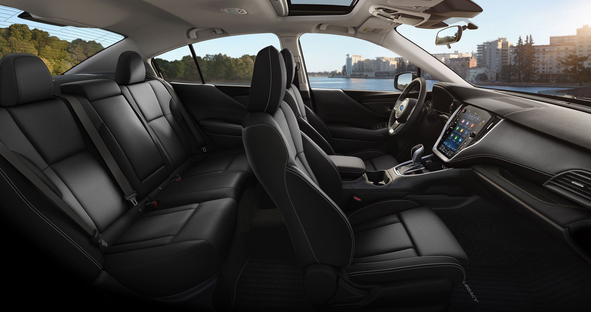 2025 Subaru Legacy Premium Shown in Slate Black Cloth